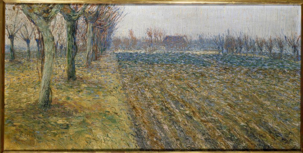 Landschaft in der Nähe von Padua von Umberto Boccioni
