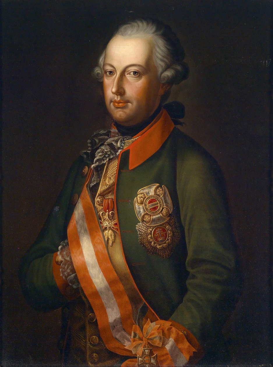 Kaiser Joseph II. in Uniform mit Ordensschmuck von Unbekannt Unbekannt
