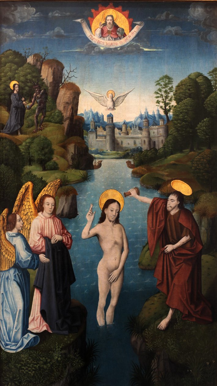 Die Taufe Christi von Unbekannt Unbekannt