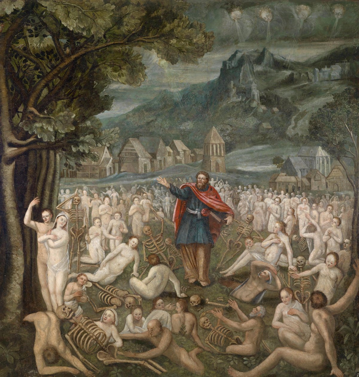 Vision des Ezechiel von der Auferstehung der Gebeine (Ezechiel 37, 1-14) von Unbekannt Unbekannt
