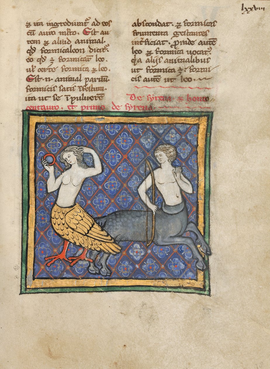 Eine Sirene und ein Zentaur von Unbekannt Unbekannt
