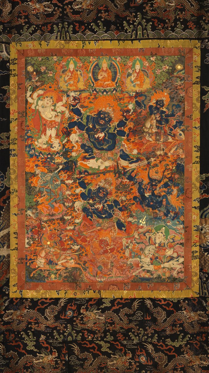 Diverse Formen von Mahakala und andere Beschützer von Unbekannt Unbekannt