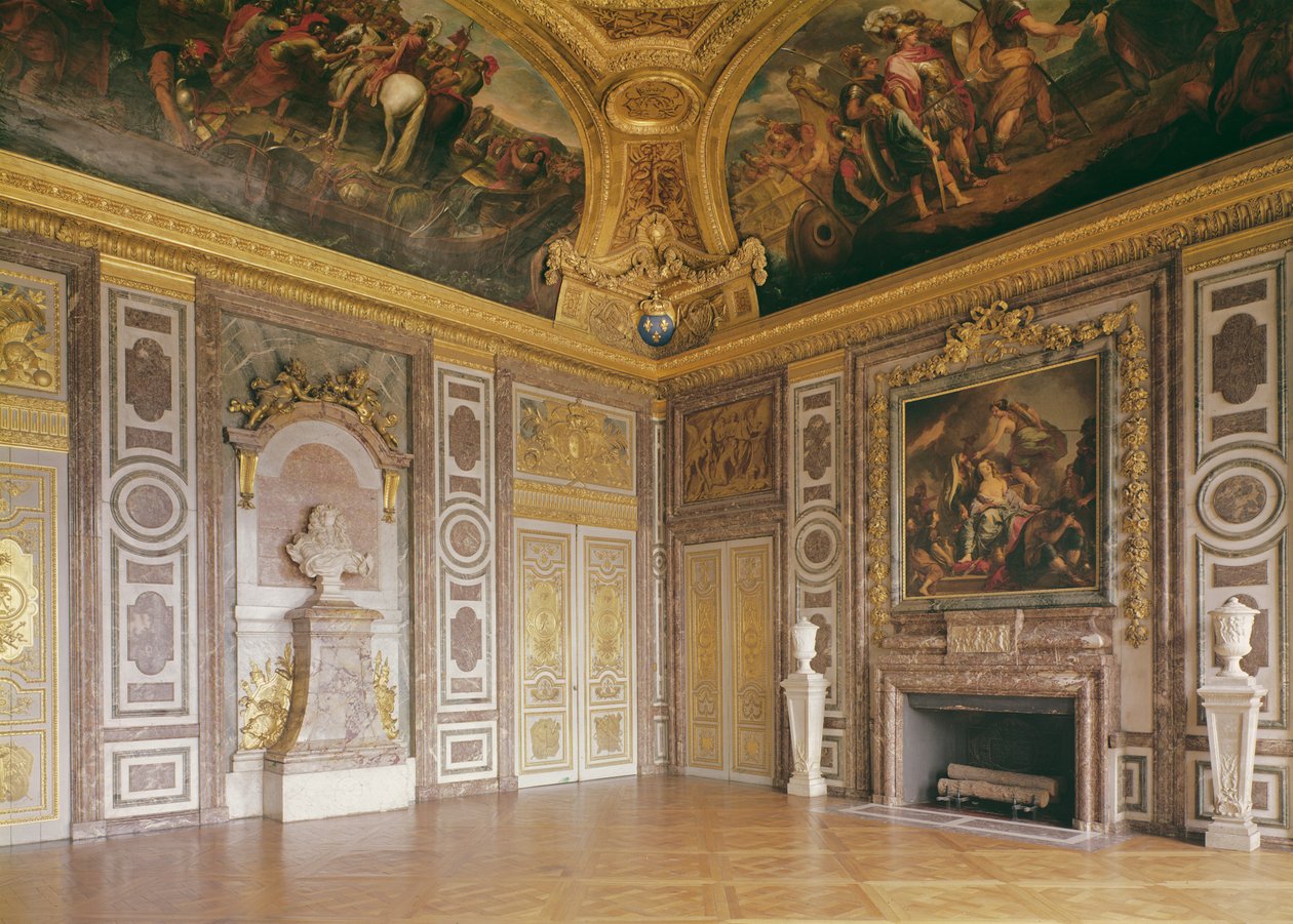 Innenansicht des Schlosses von Versailles (der Salon von Diane), 1672-82 von Unbekannt Unbekannt