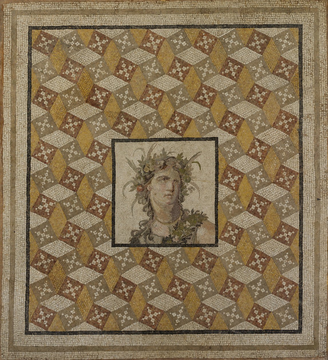 Mosaikbodenplatte von Unbekannt Unbekannt