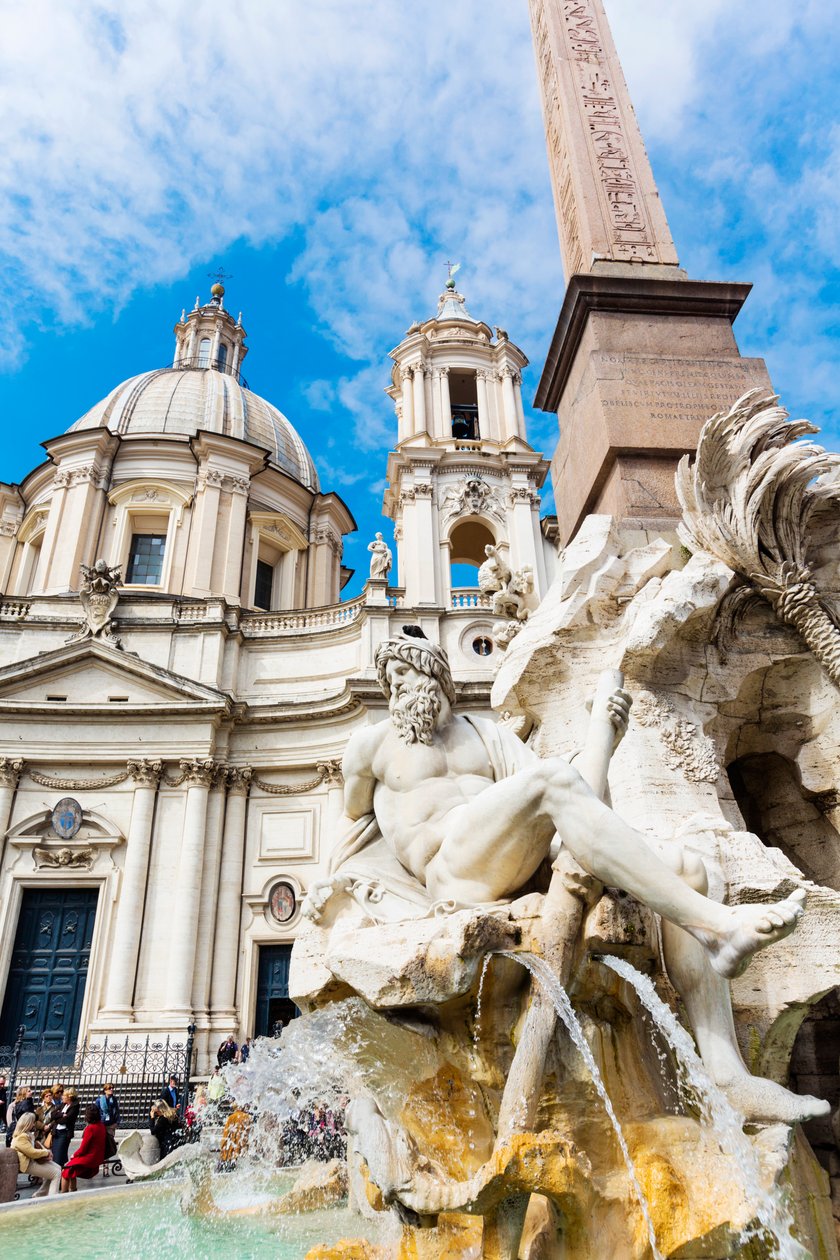 Rom, Italien. Piazza Navona. von Unbekannt Unbekannt