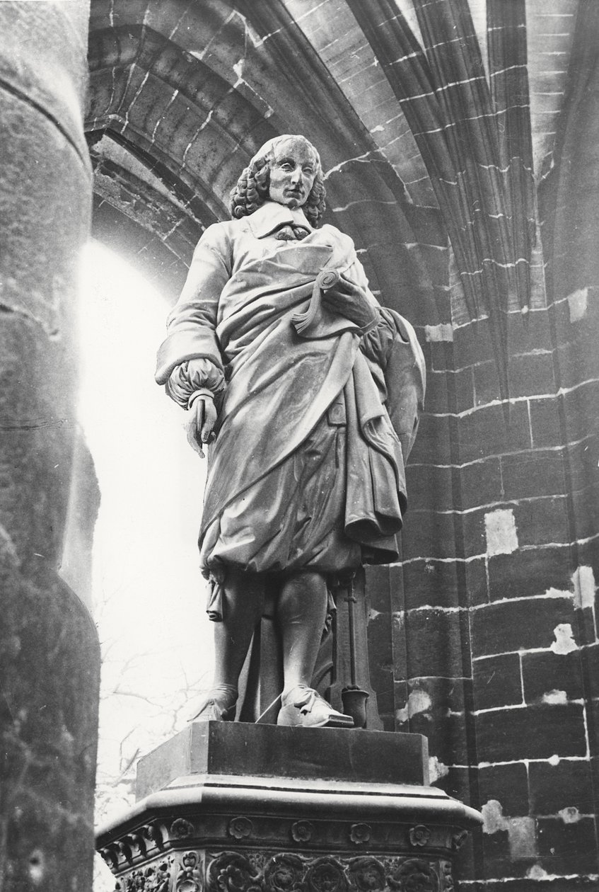 Statue von Blaise Pascal, Paris, Frankreich von Unbekannt Unbekannt