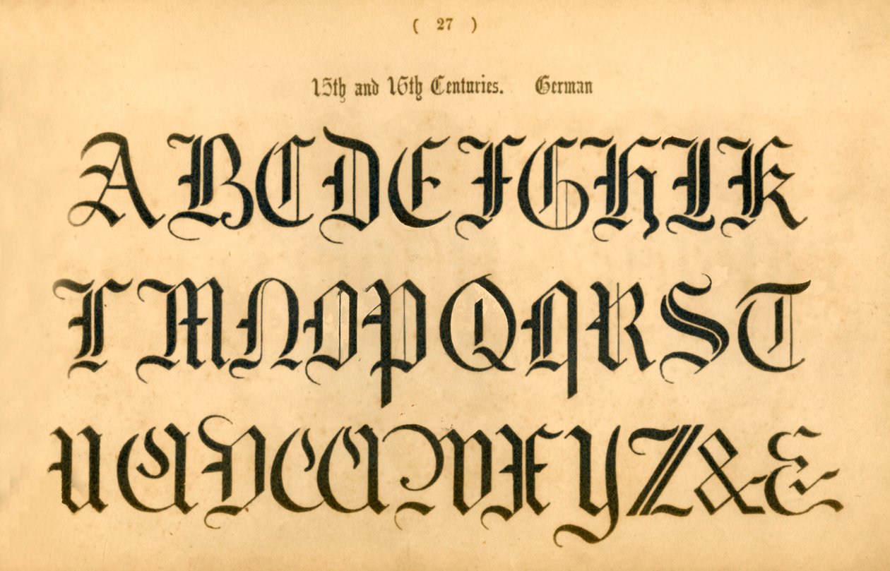 15. und 16. Jahrhundert. Deutsch, 1862 von Unbekannt