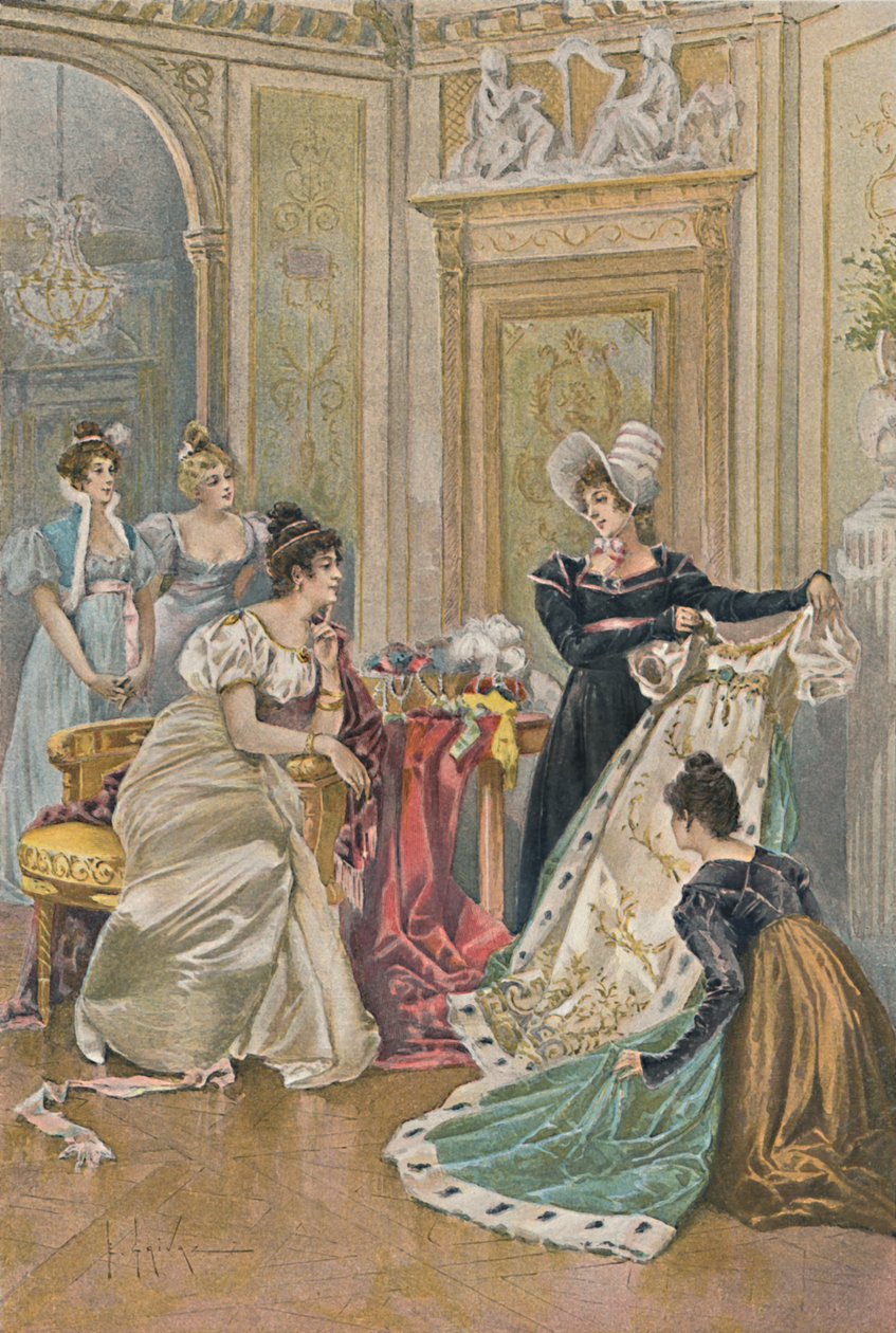 Eine Lieblingsbeschäftigung von Josephine, 1896 von Unbekannt