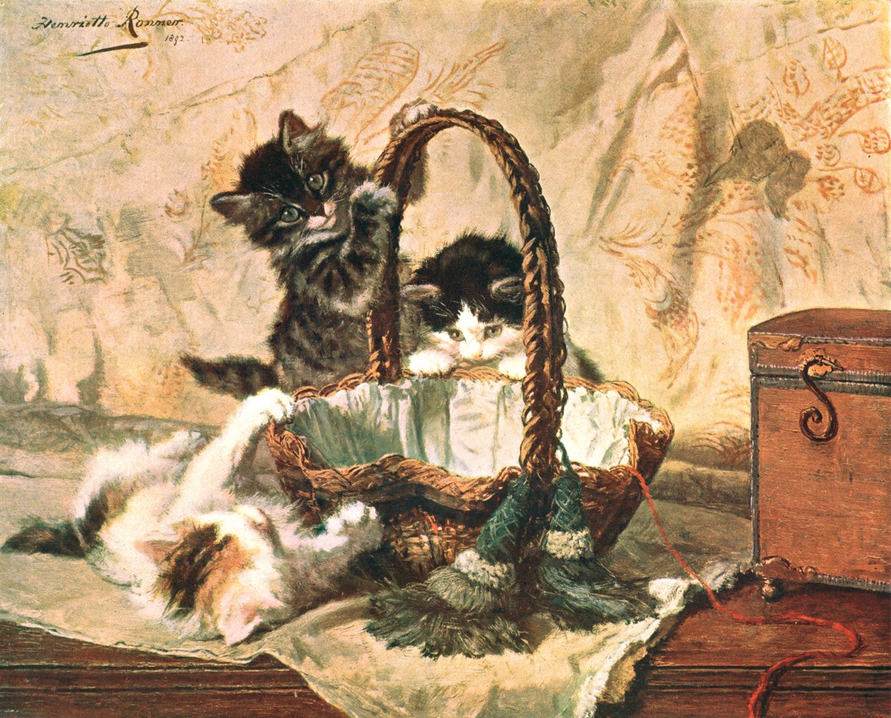 Eine fröhliche Gesellschaft, 1892, um 1902 von Unbekannt