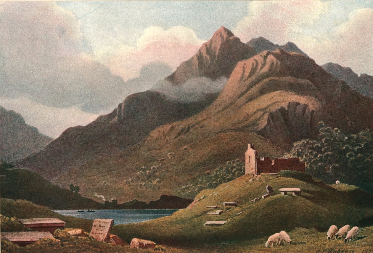Eine Berglandschaft - Ben Lomond von Unbekannt
