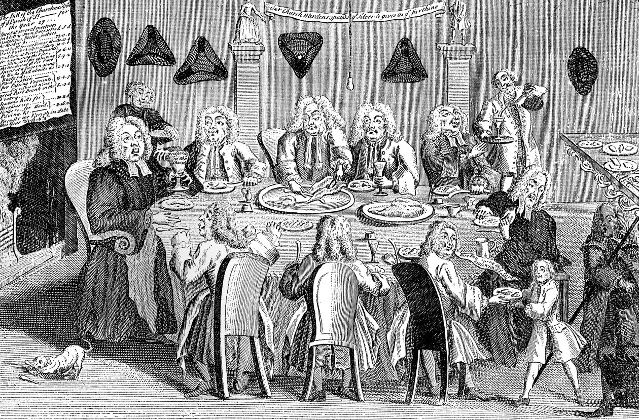 Ein Pfarrfest, 1741 von Unbekannt