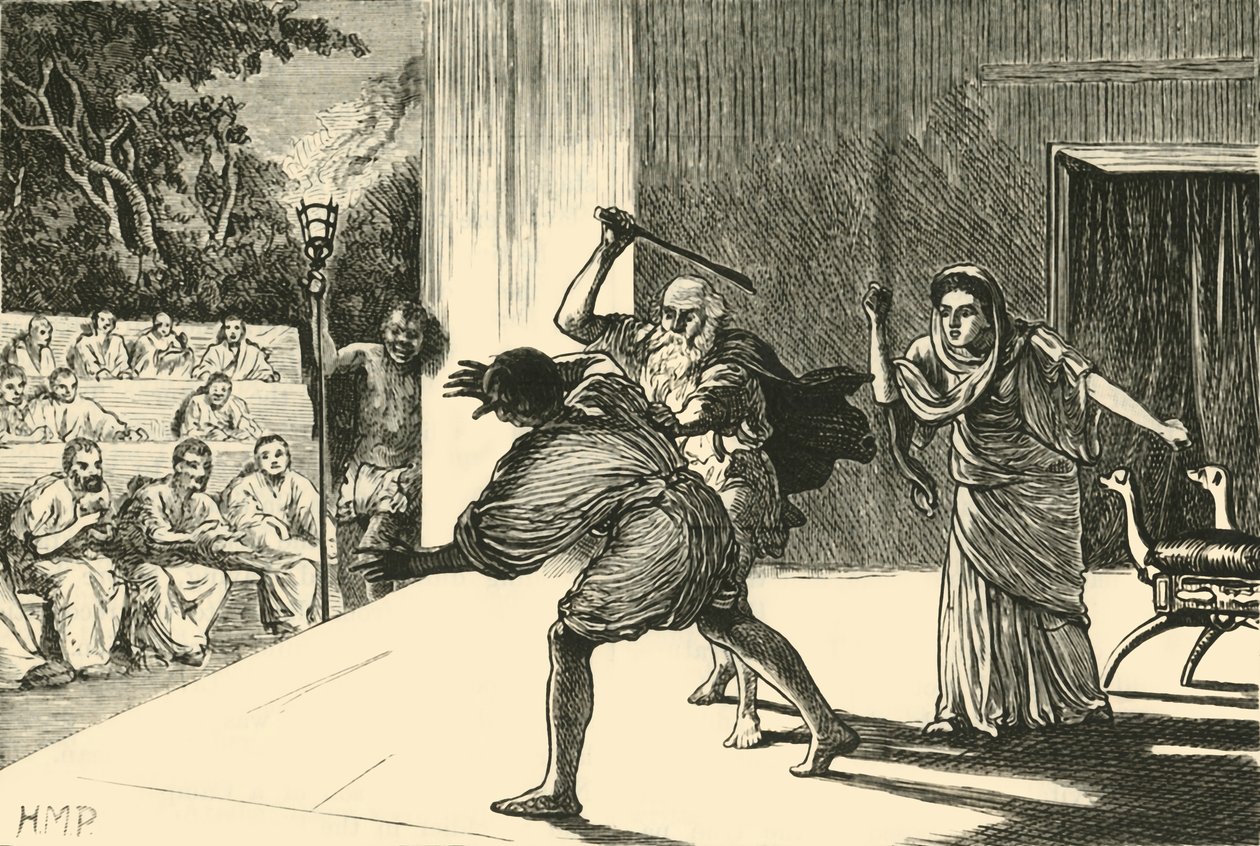 Eine römische Komödie, 1890 von Unbekannt