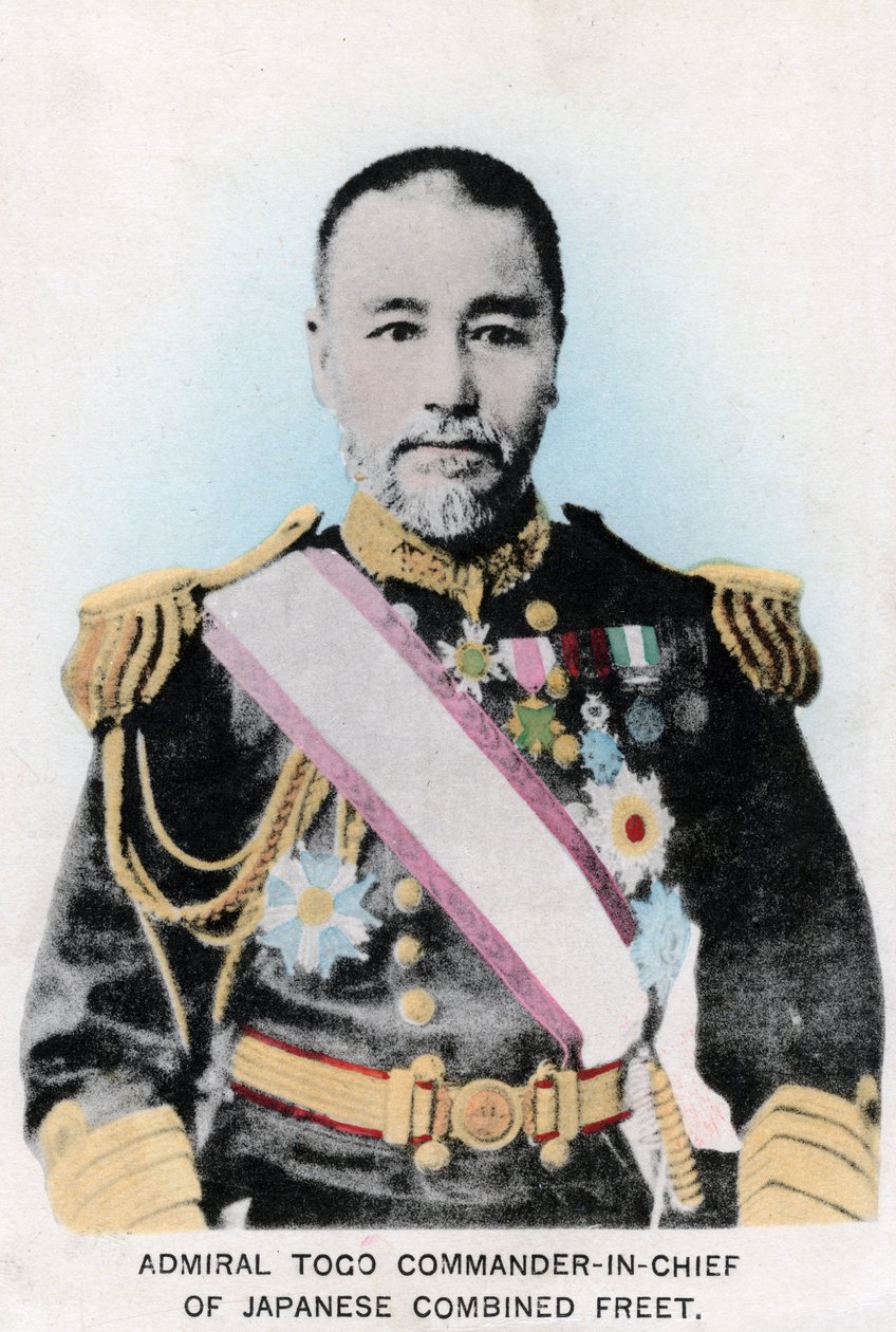 Admiral Togo, Oberbefehlshaber der japanischen Kombinierten Flotte, um 1903-1905 von Unbekannt