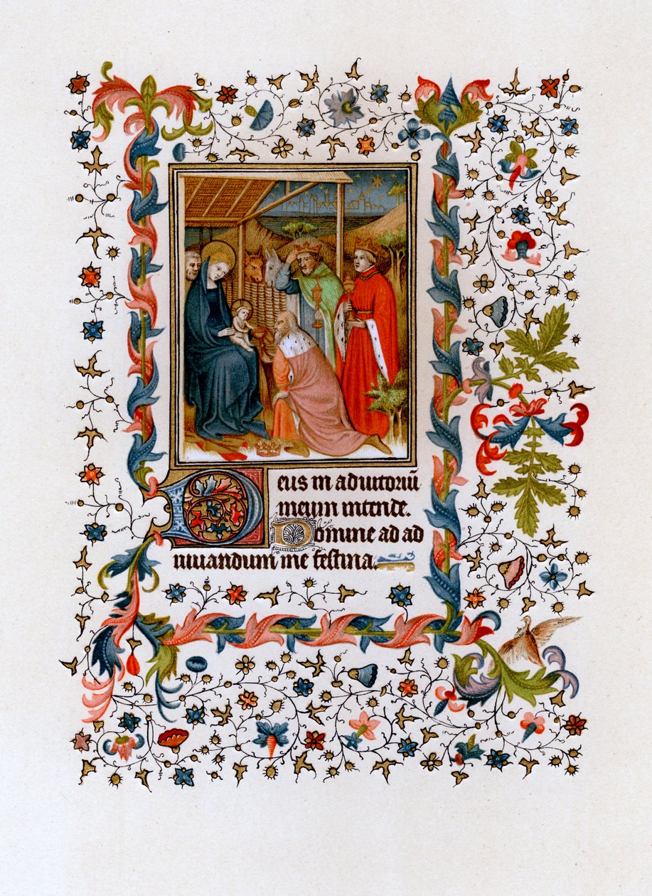 Anbetung der Könige, ca. 1420 von Unbekannt