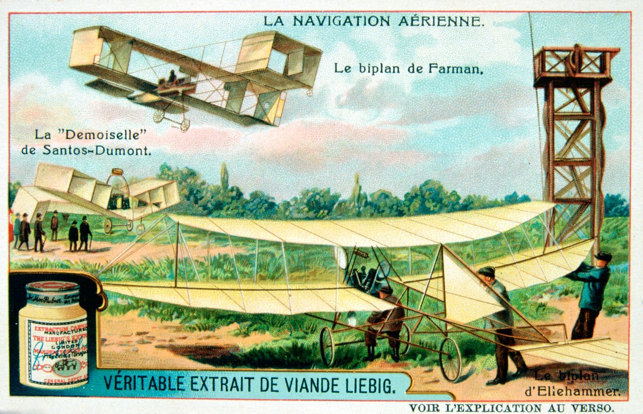 Luftnavigation, ca. 1910 von Unbekannt