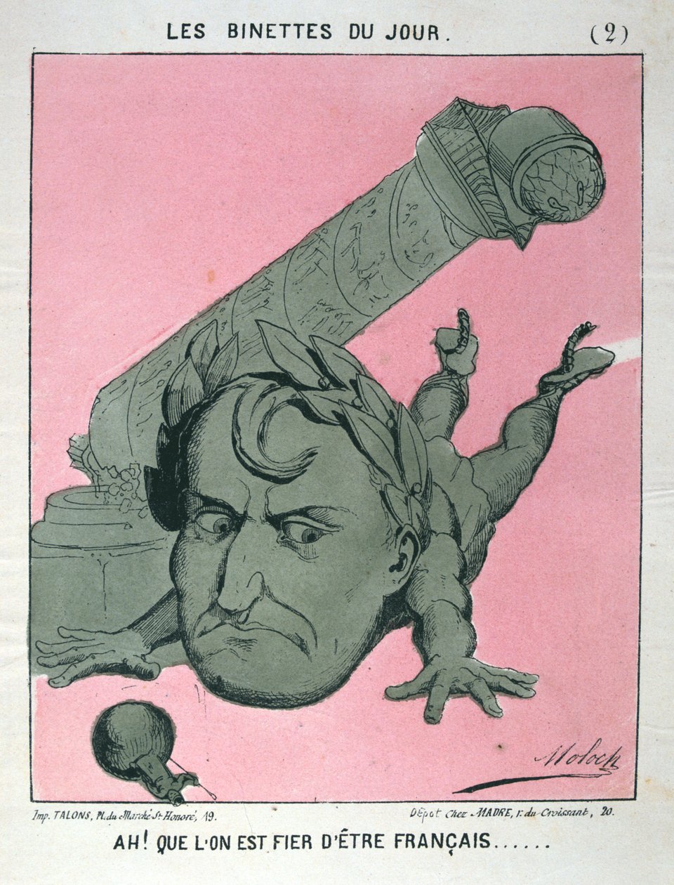 Ah! Wie stolz ist man, Franzose zu sein, 1871 von Unbekannt