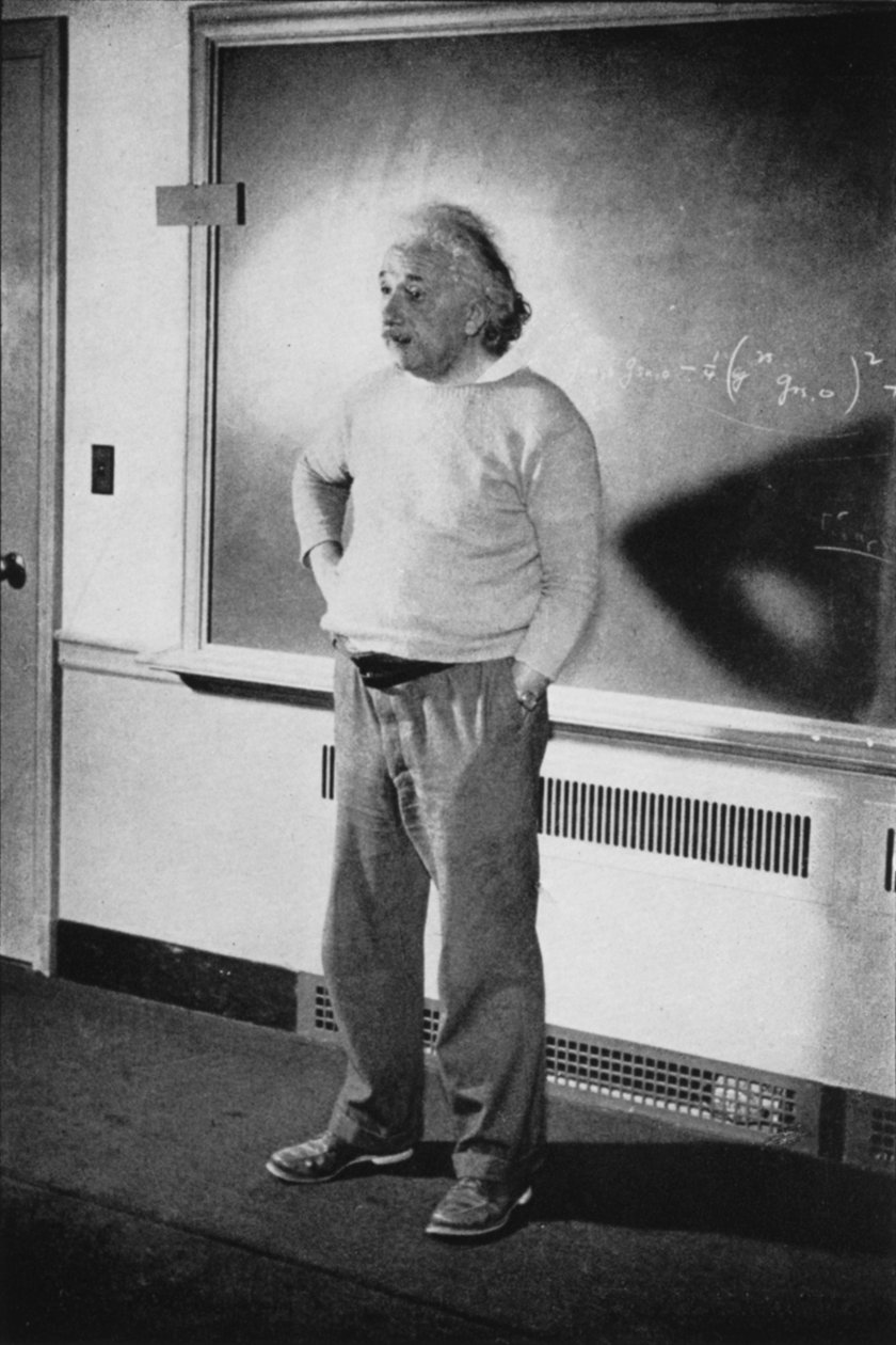 Albert Einstein, deutsch-schweizerisch-amerikanischer Mathematiker und Physiker, 1940 von Unbekannt