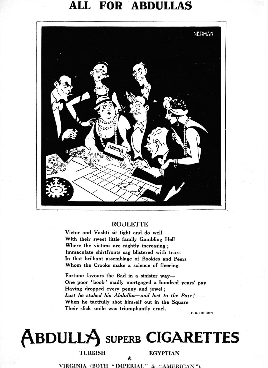 Alles für Abdullas - Roulette, 1927 von Unbekannt
