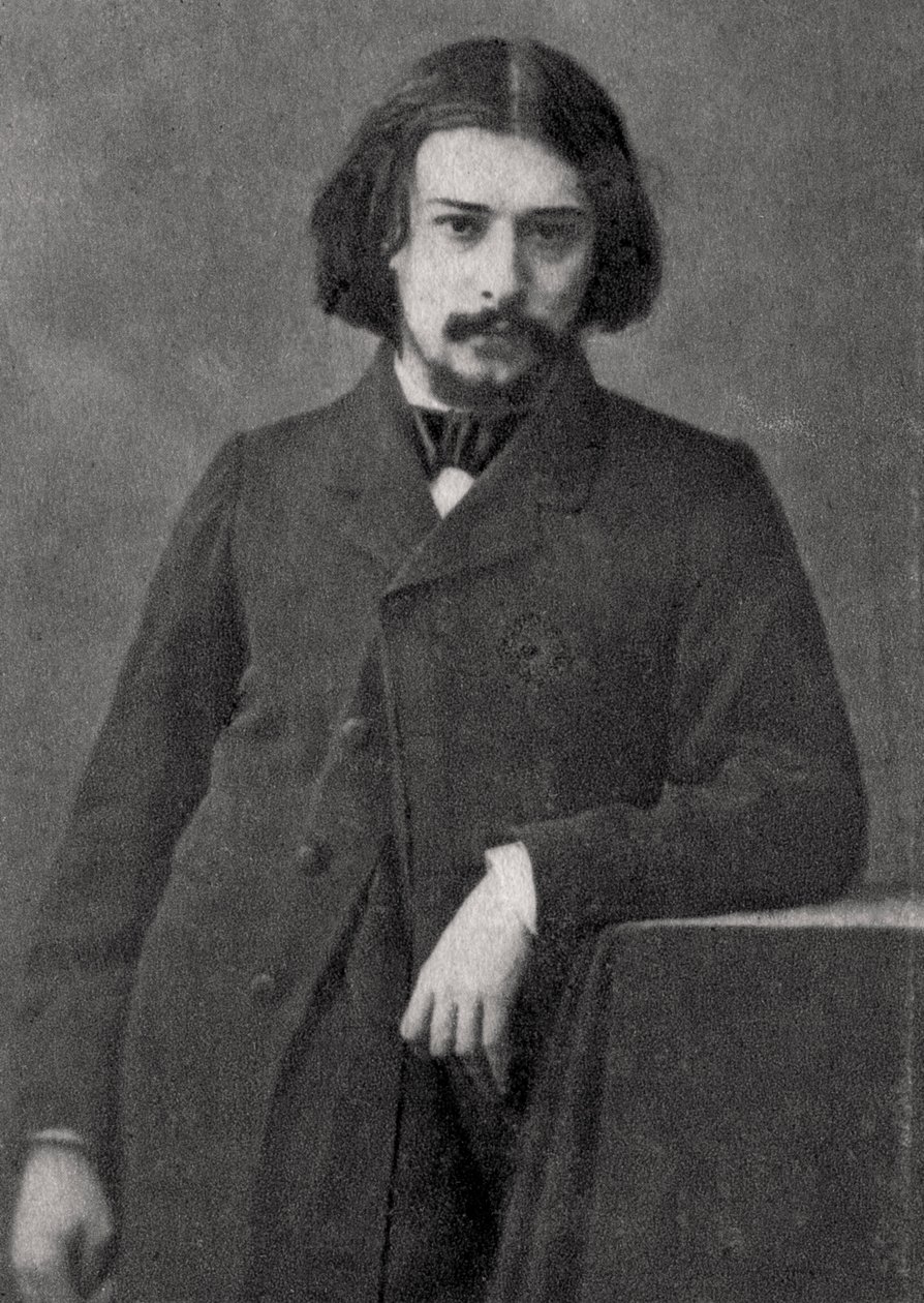 Alphonse Daudet, französischer Romanautor, 1869 von Unbekannt
