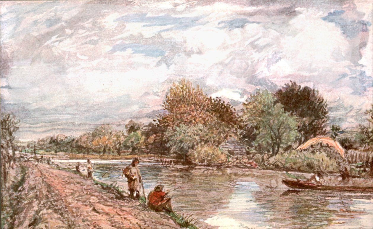 Angler, ca. 1900 von Unbekannt