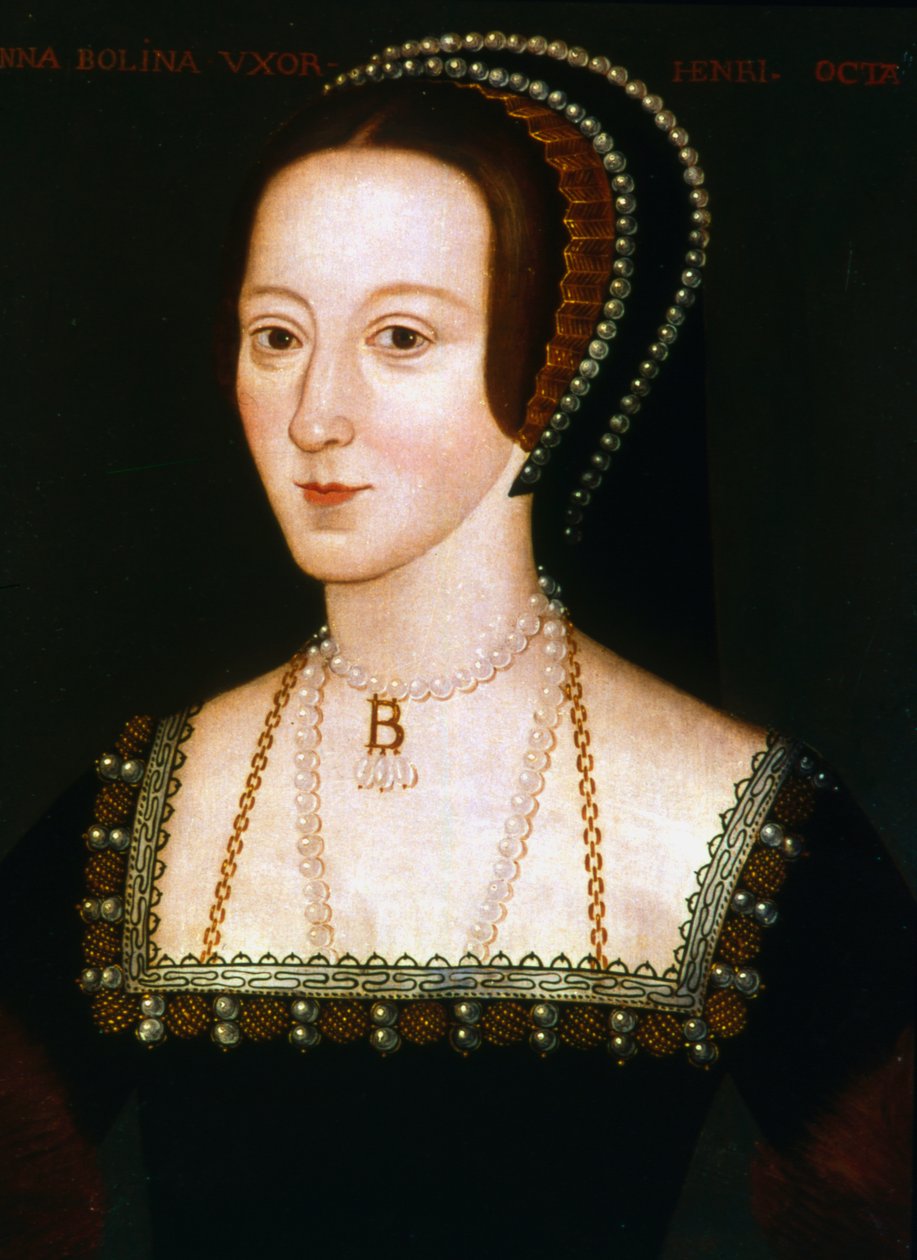 Anne Boleyn, zweite Frau von Heinrich VIII., ca. 1520-1536 von Unbekannt