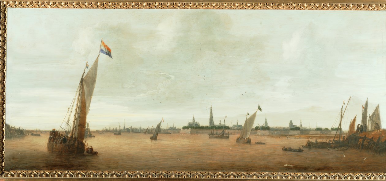 Ansicht von Antwerpen von Unbekannt