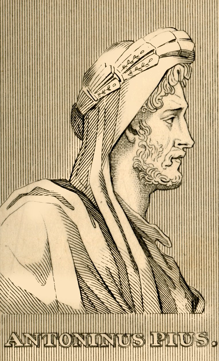 Antoninus Pius, 86-161 n. Chr., 1830 von Unbekannt