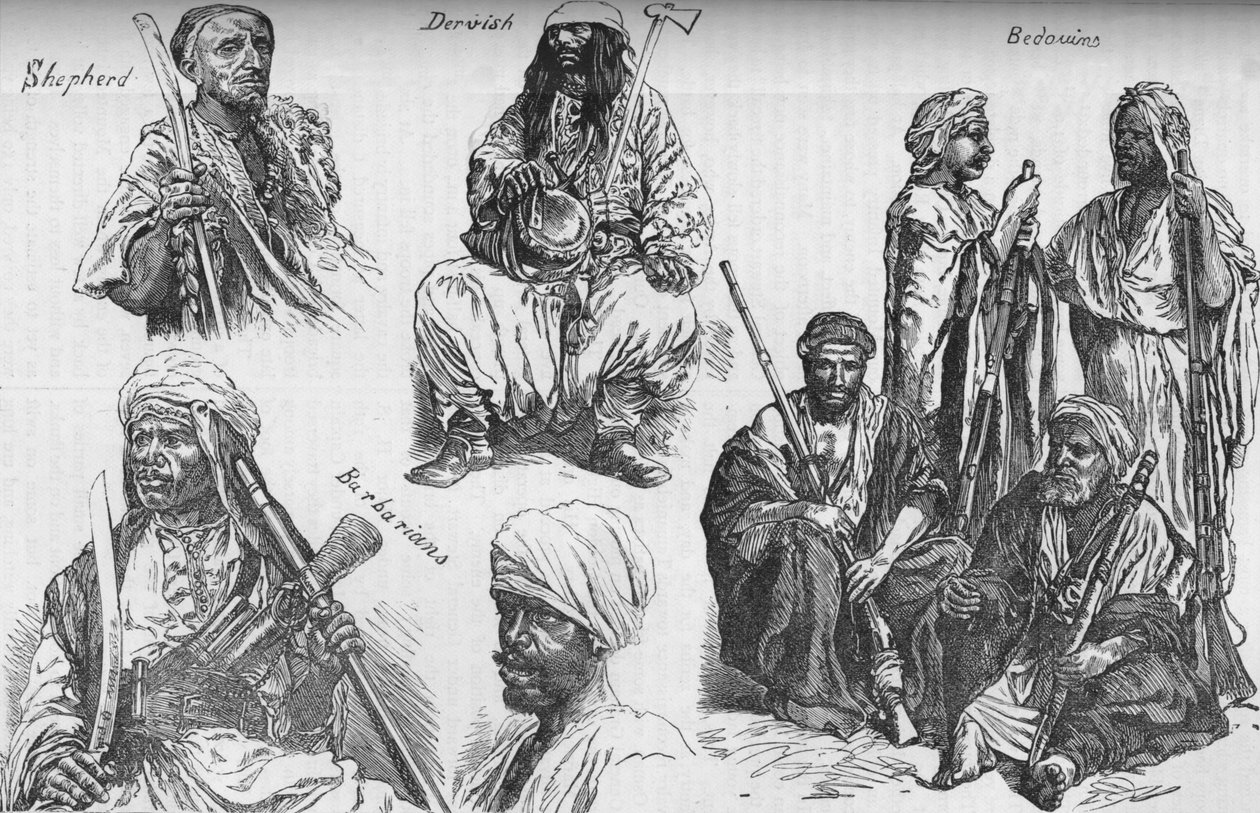 Araber des Sudan, um 1881-85 von Unbekannt
