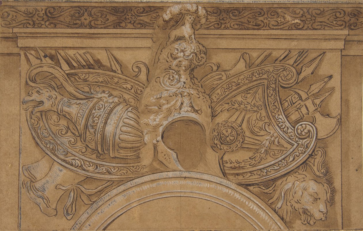 Wappen-Trophäe, 1600-1800 von Unbekannt