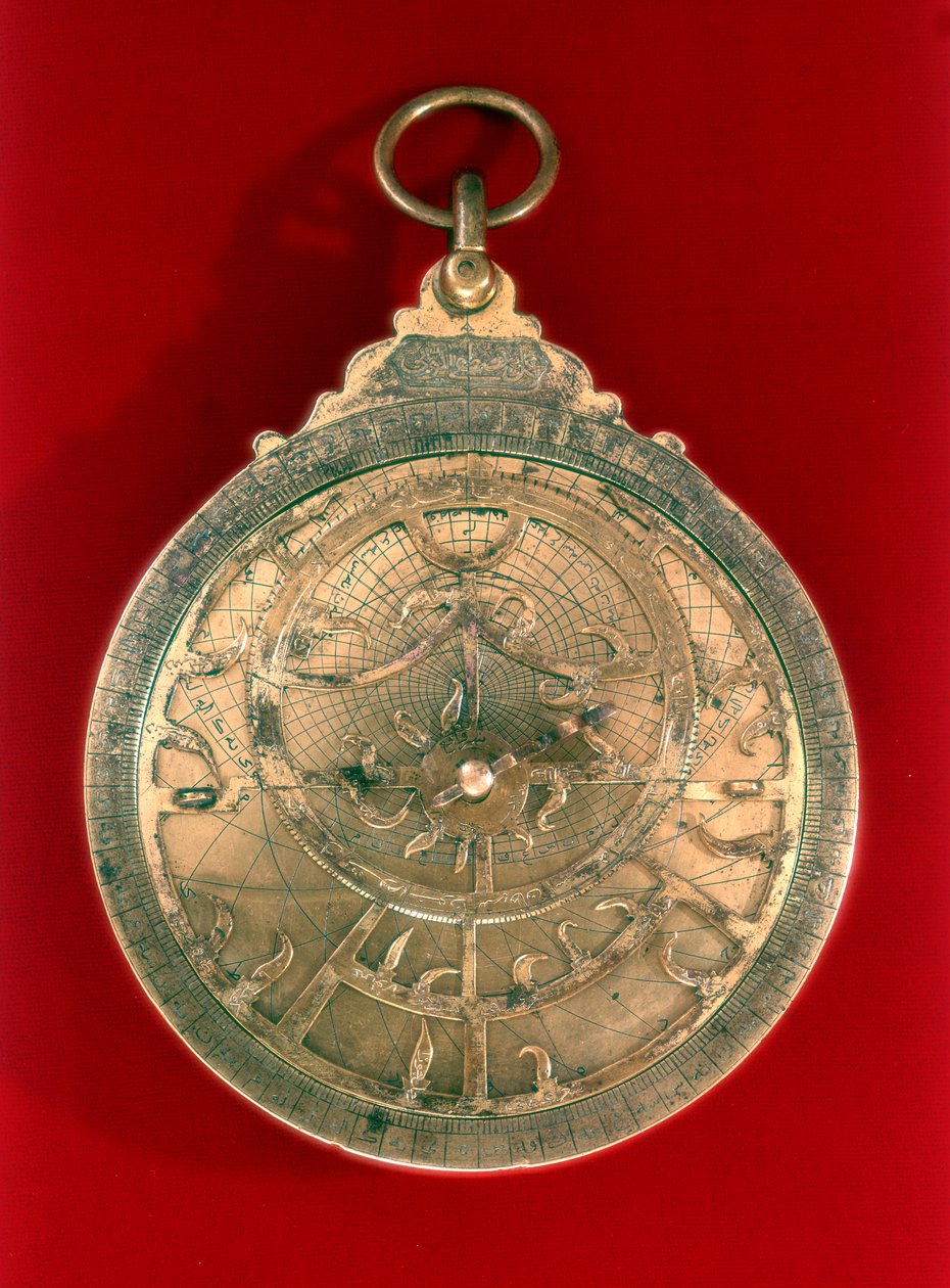 Astrolabium, arabisches Navigationsinstrument, 11. Jahrhundert von Unbekannt