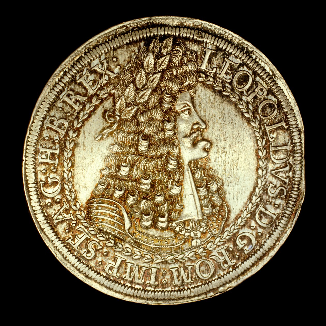 Österreichische Münze mit Büste von Leopold I. von Unbekannt