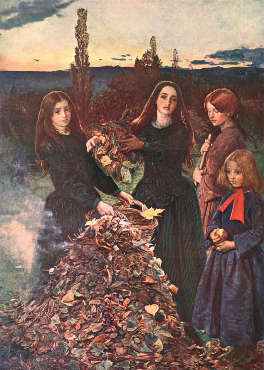 Herbstblätter, 1856, um 1902 von Unbekannt