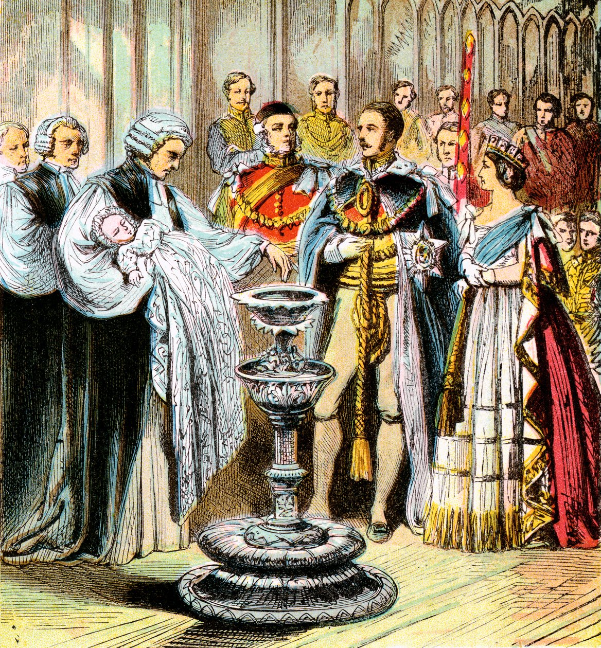 Taufe des Prinzen von Wales, 1842 um 1850er Jahre von Unbekannt