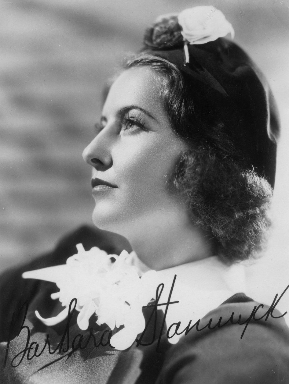Barbara Stanwyck 1907-1990, amerikanische Schauspielerin, ca. 1930er Jahre von Unbekannt