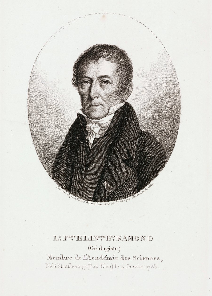 Baron Louis François Ramond de Carbonnières, französischer Geologe von Unbekannt