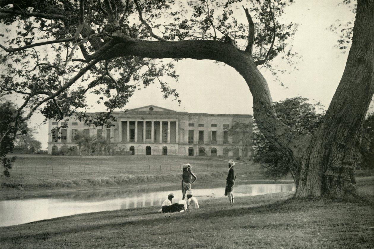 Barrackpore House, Nordfront, 1870, 1925 von Unbekannt