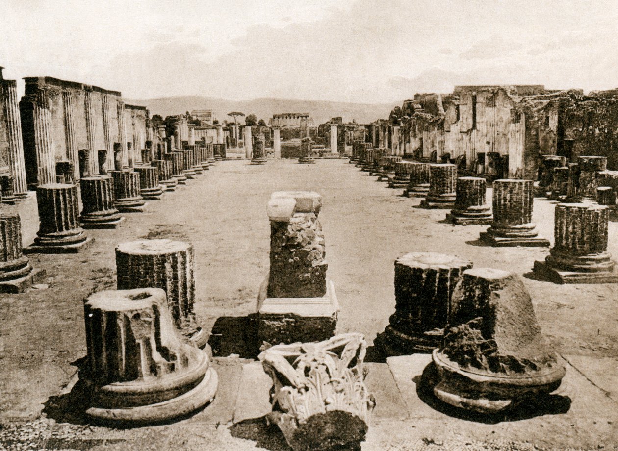Basilika, Pompeji, Italien, ca. 1900er von Unbekannt