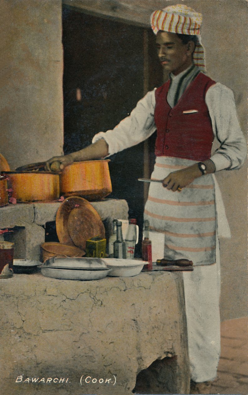 Bawarchi Koch, ca. 1910 von Unbekannt