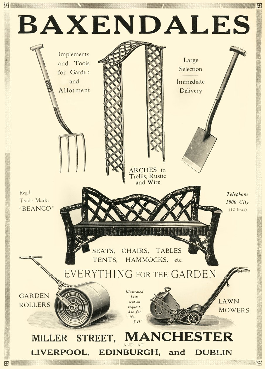Baxendales, 1920 von Unbekannt