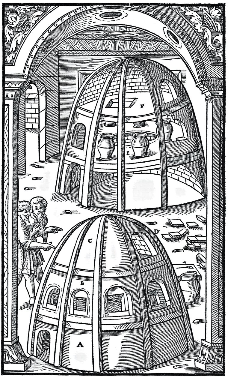 Bienenstock-Design-Ofen von Unbekannt