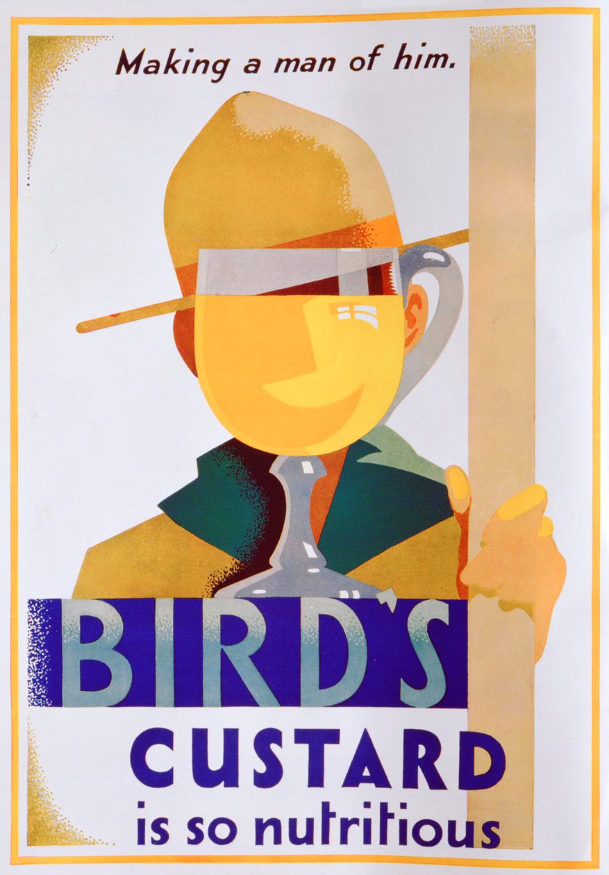 Birds Custard Werbung, 1930 von Unbekannt