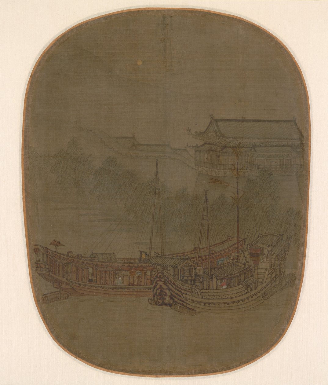 Boote vor Anker, 1150-1200 von Unbekannt