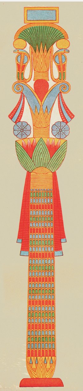 Bouquet-Kapitell, Theben, Ägypten, 1928 von Unbekannt