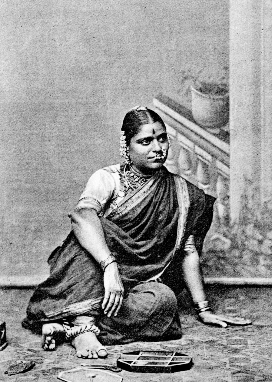 Brahmanenfrau, Indien, 1917 von Unbekannt