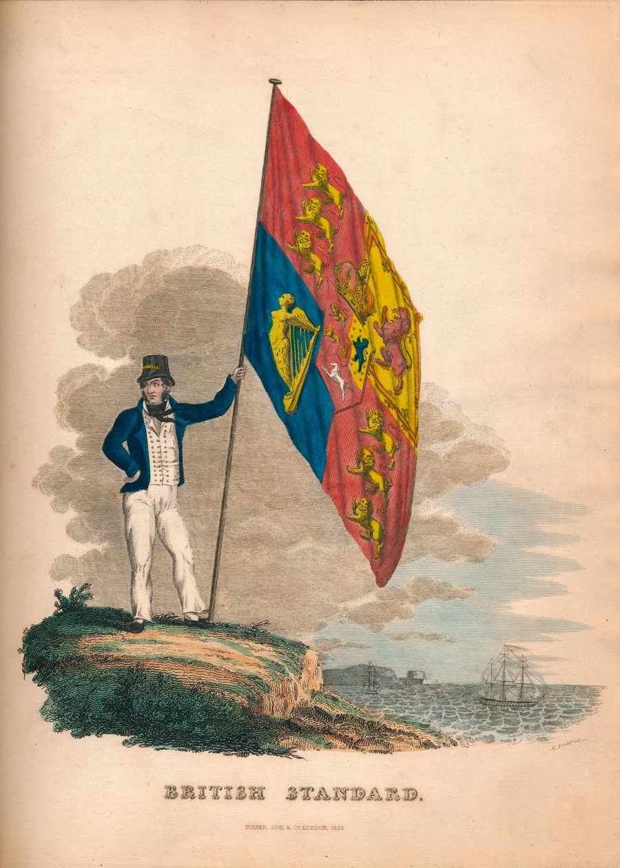 Britische Standarte, 1838 von Unbekannt