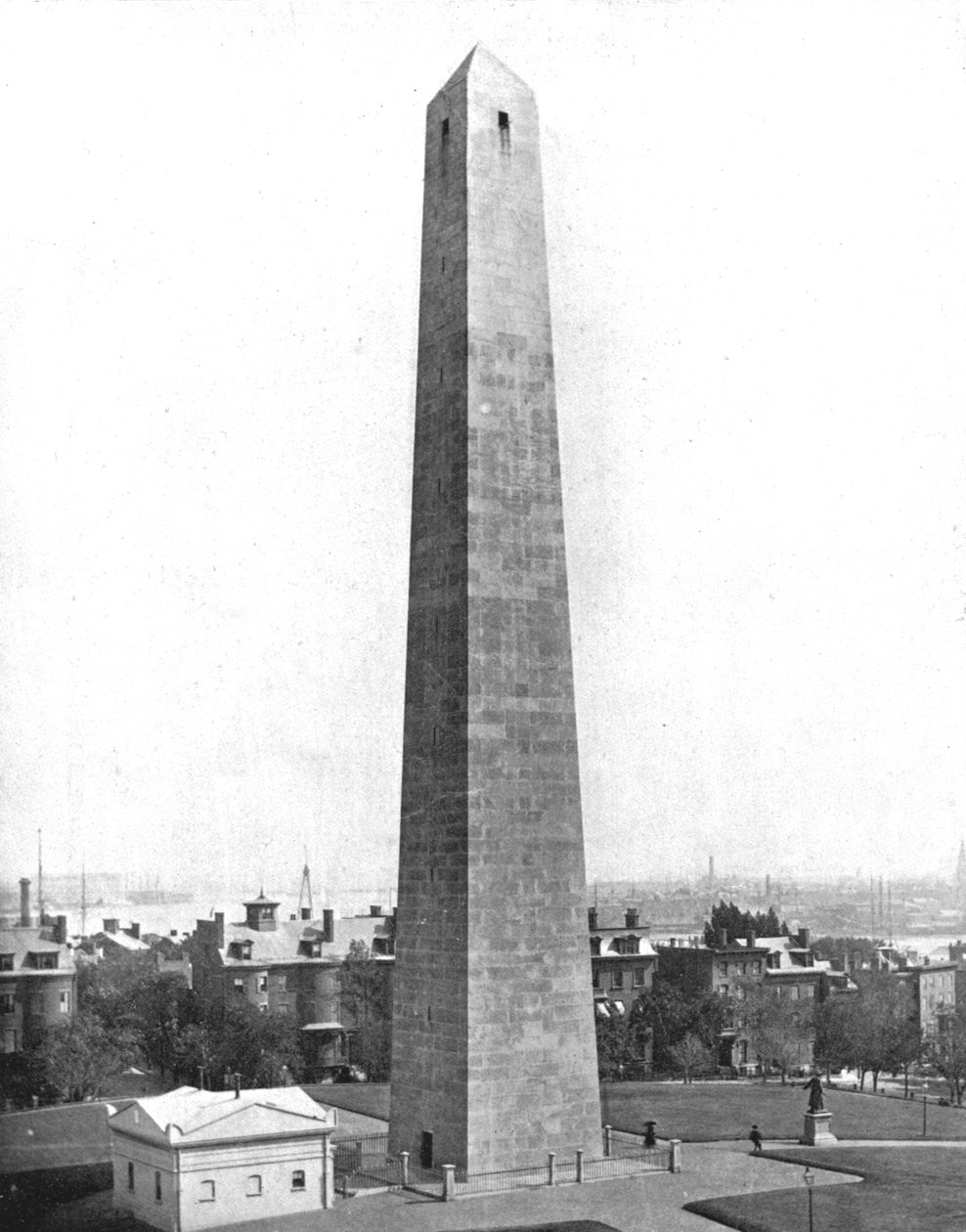 Bunker Hill Monument, Charlestown, Massachusetts, USA, um 1900 von Unbekannt