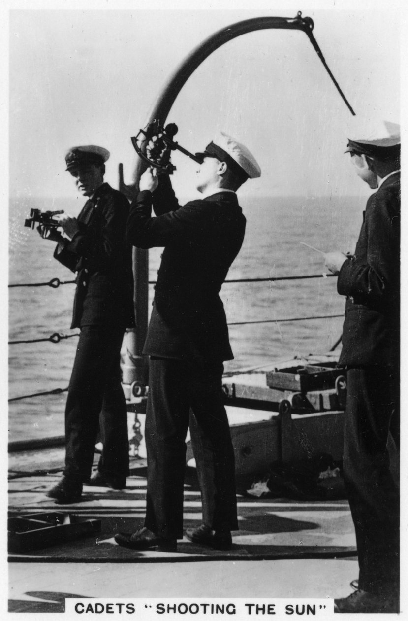 Kadetten schießen die Sonne, Royal Navy College, 1937 von Unbekannt