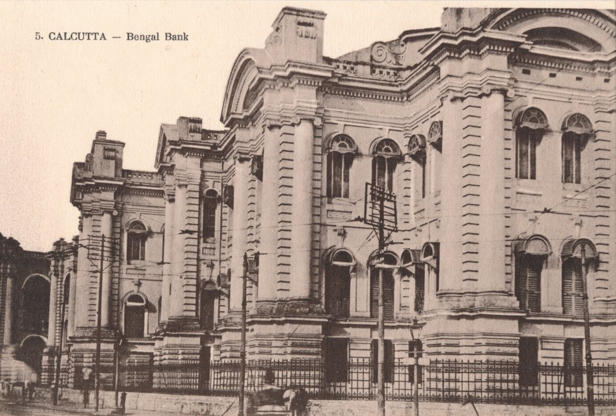 Kalkutta - Bengal Bank, um 1900 von Unbekannt