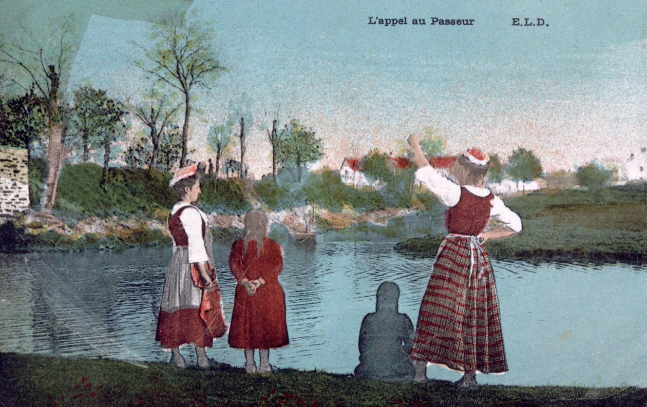 Ruf zum Fährmann, ca. 1900 von Unbekannt