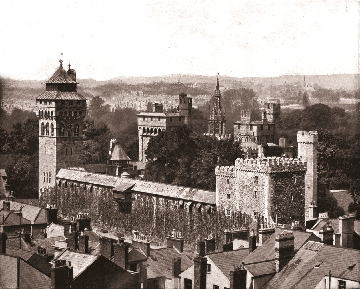 Cardiff Castle, Cardiff, Wales, 1894 von Unbekannt
